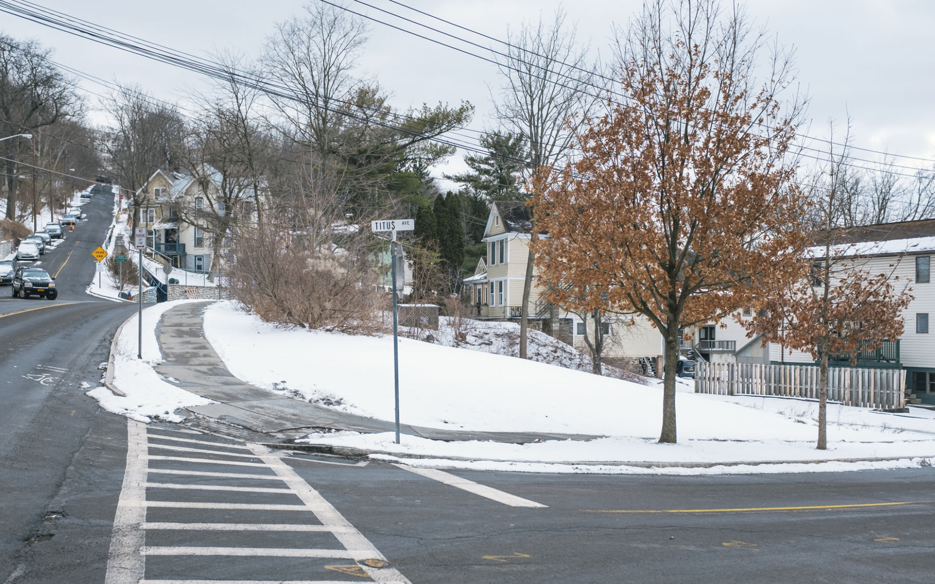 An empty lot at 402 S. Cayuga St. Habitat For Humanity wants to build a house there.